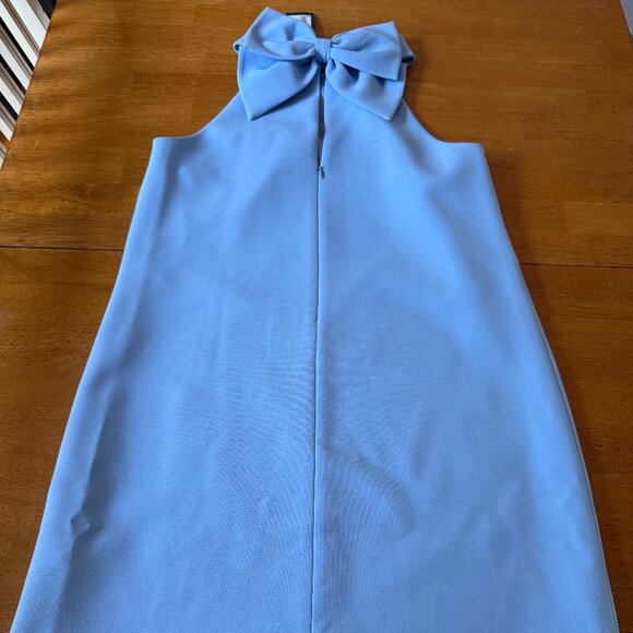 NWT!!! Kate Spade Astral Blue Bow Twill Shift Dress, size 8 - Picture 8 of 8